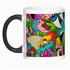 Crazy Illustrations & Funky Monster Pattern Morph Mug by Ket1n9