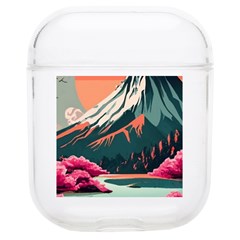 Mountain Landscape Sky Fuji Nature Soft Tpu Airpods 1/2 Case by Cendanart