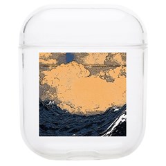 Wave Aesthetic Ocean Retro Sea Vintage Soft Tpu Airpods 1/2 Case by Cendanart