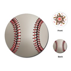 Baseball Playing Cards Single Design (round) by Ket1n9