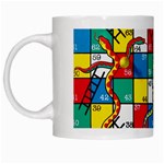 Snakes And Ladders White Mug Left