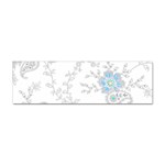 Traditional Art Batik Flower Pattern Sticker Bumper (100 pack) Front