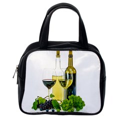 White Wine Red Wine The Bottle Classic Handbag (one Side) by Ket1n9