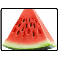 Seamless Background With Watermelon Slices Fleece Blanket (large) by Ket1n9