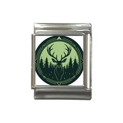 Deer Forest Nature Italian Charm (13mm) by Bedest