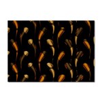 Abstract Art Pattern Warm Colors Sticker A4 (100 pack) Front