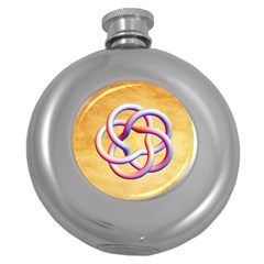 Math Prototype Round Hip Flask (5 Oz) by Ndesign