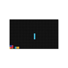 Tetris Game Sticker (rectangular) by Cendanart