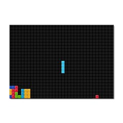 Tetris Game Sticker A4 (10 Pack) by Cendanart