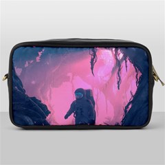 Beeple Astronaut Spacesuit 3d Digital Art Artwork Jungle Toiletries Bag (one Side) by Cendanart