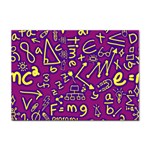 Background Doodles Math Sticker A4 (100 pack) Front