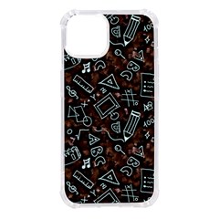 Doodles School Background Art Pattern Iphone 14 Tpu Uv Print Case by Bedest