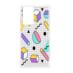 Tridimensional Pastel Shapes Background Memphis Style Samsung Galaxy Note 20 Ultra Tpu Uv Case by Bedest