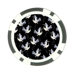 Crane Pattern Bird Animal Poker Chip Card Guard (10 Pack) by Bedest