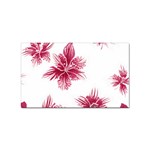 Hawaiian Flowers Sticker Rectangular (10 pack) Front