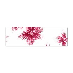 Hawaiian Flowers Sticker Bumper (10 Pack) by essentialimage