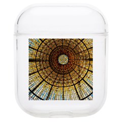 Barcelona Glass Window Stained Glass Soft Tpu Airpods 1/2 Case by Cendanart