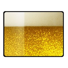 Light Beer Texture Foam Drink In A Glass Fleece Blanket (small) by Cemarart