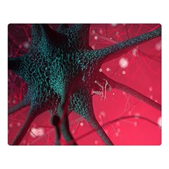 Coronavirus Corona Virus Premium Plush Fleece Blanket (large) by Cemarart