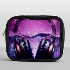 Headphones Sound Audio Music Radio Mini Toiletries Bag (one Side) by Hannah976