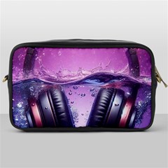 Headphones Sound Audio Music Radio Toiletries Bag (one Side) by Hannah976