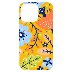 Floral Pattern Adorable Beautiful Aesthetic Secret Garden Iphone 14 Pro Max Black Uv Print Case by Grandong