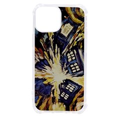 Tardis Doctor Who Pattern Iphone 13 Mini Tpu Uv Print Case by Cemarart