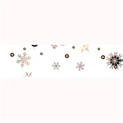 Golden-snowflake Large Bar Mat by saad11