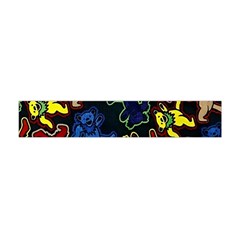 Dead Head Deadhead Grateful Dead Premium Plush Fleece Scarf (mini) by Cemarart