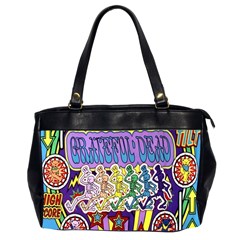 Grateful Dead Oversize Office Handbag (2 Sides) by Cemarart