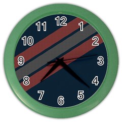 Abstract, Cool, Dark New, Pattern, Race Color Wall Clock by nateshop