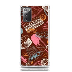 Sweet Food Seamless Pattern Samsung Galaxy Note 20 Tpu Uv Case by Cemarart