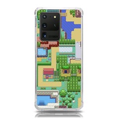 Pixel Map Game Samsung Galaxy S20 Ultra 6 9 Inch Tpu Uv Case by Cemarart