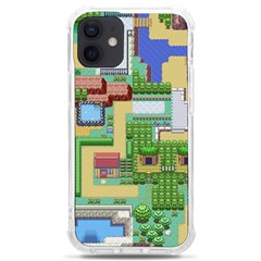 Pixel Map Game Iphone 12 Mini Tpu Uv Print Case	 by Cemarart