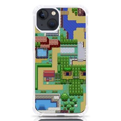 Pixel Map Game Iphone 13 Tpu Uv Print Case by Cemarart