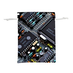 Motherboard Board Circuit Electronic Technology Lightweight Drawstring Pouch (s) by Cemarart