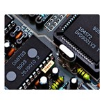 Motherboard Board Circuit Electronic Technology Premium Plush Fleece Blanket (Large) 80 x60  Blanket Front