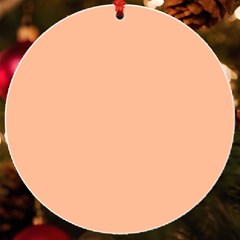 Peach Fuzz 2024 Uv Print Acrylic Ornament Round by dressshop