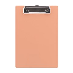 Peach Fuzz 2024 A5 Acrylic Clipboard by dressshop