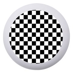 Black White Checker Pattern Checkerboard Dento Box With Mirror by Grandong