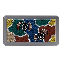 Authentic Aboriginal Art - Riverside Dreaming Memory Card Reader (mini) by hogartharts