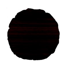 Dark Brown Wood Texture, Cherry Wood Texture, Wooden Standard 15  Premium Round Cushions by nateshop