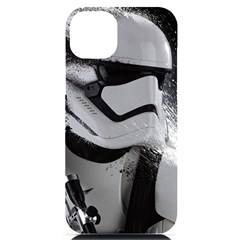 Stormtrooper Iphone 14 Plus Black Uv Print Case by Cemarart