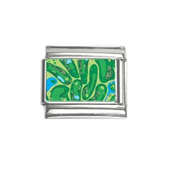 Golf Course Par Golf Course Green Italian Charm (9mm) by Cemarart