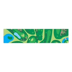 Golf Course Par Golf Course Green Velvet Scrunchie by Cemarart