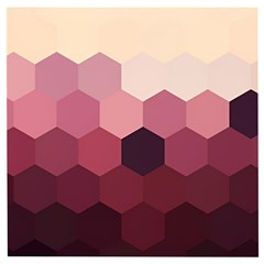 Hexagon Valentine Valentines Wooden Puzzle Square by Grandong