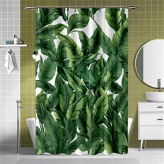 Tropical Leaves Shower Curtain 48  X 72  (small)  by goljakoff