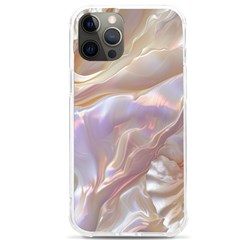 Silk Waves Abstract Iphone 12 Pro Max Tpu Uv Print Case by Cemarart