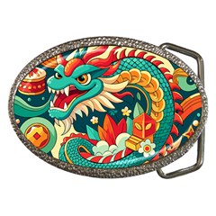 Chinese New Year – Year Of The Dragon Belt Buckles by Valentinaart