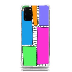 Shapes Texture Colorful Cartoon Samsung Galaxy S20plus 6 7 Inch Tpu Uv Case by Cemarart